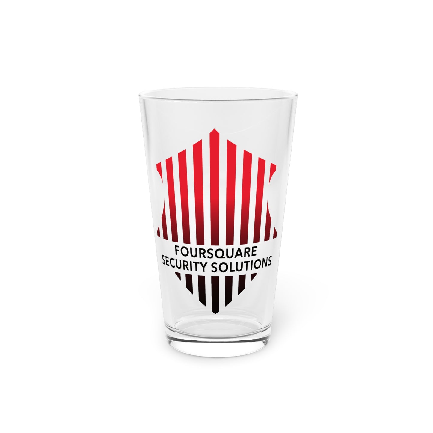 Foursquare Pint Glass, 16oz